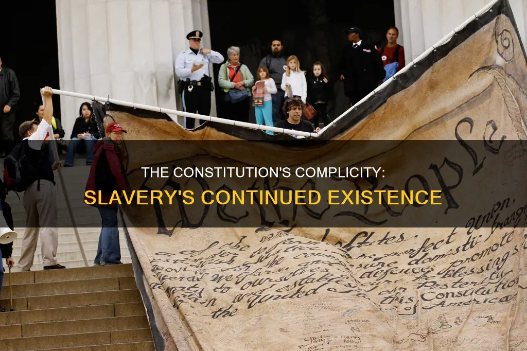 why did the constitution allow slavery to continue