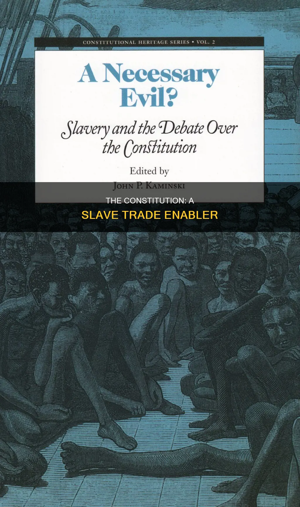 why did the constitution and the slave trade