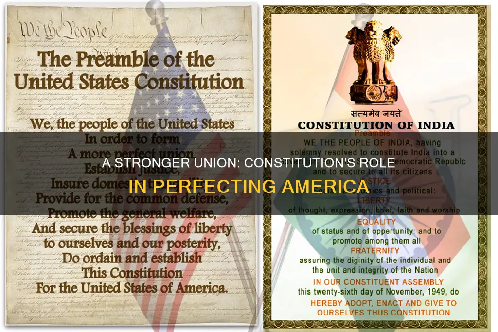 why did the constitution create a more perfect union