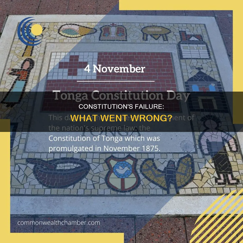 why did the constitution not go into effect