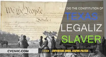 Texas Constitution: Slavery Legalization Explained