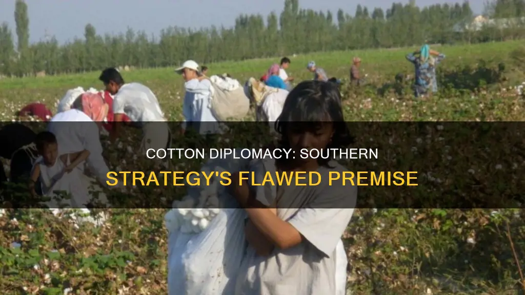 why did the cotton diplomacy strategy of the south fail