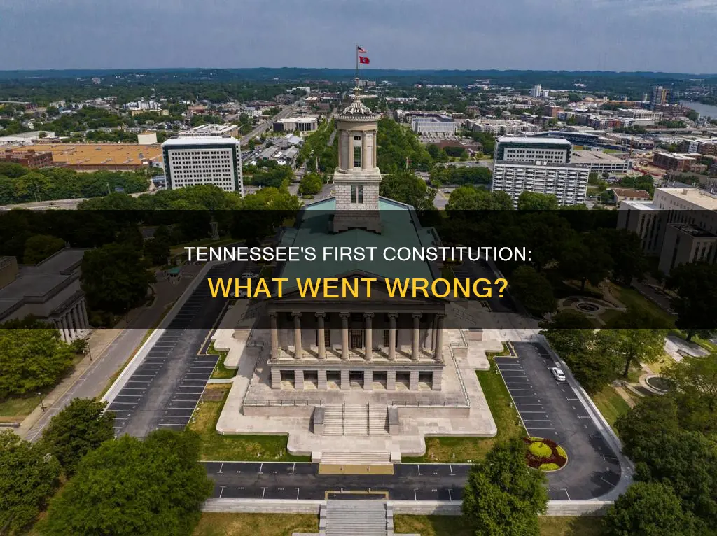 why did the first tennessee constitution fail