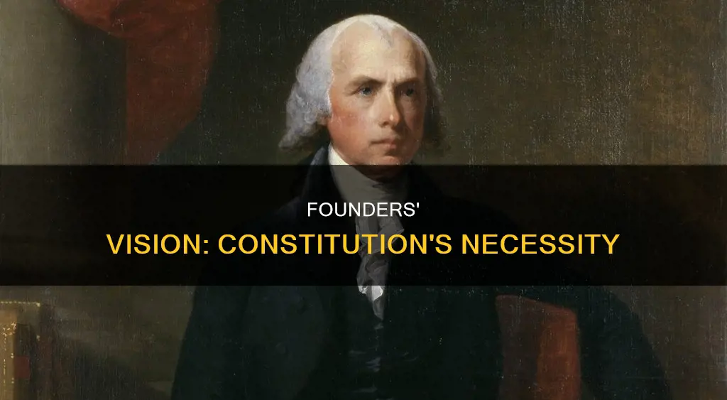 why did the framers think a constitution was necessary