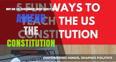 Swift Constitutional Amendments: Government's Quick Actions Explained