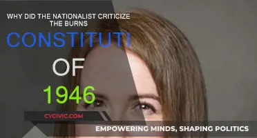 Nationalists' Critique of 1946 Burns Constitution: Why?