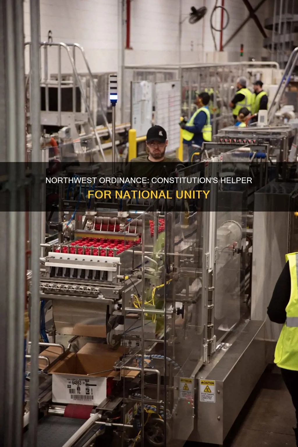 why did the northwest ordinance help the constitution