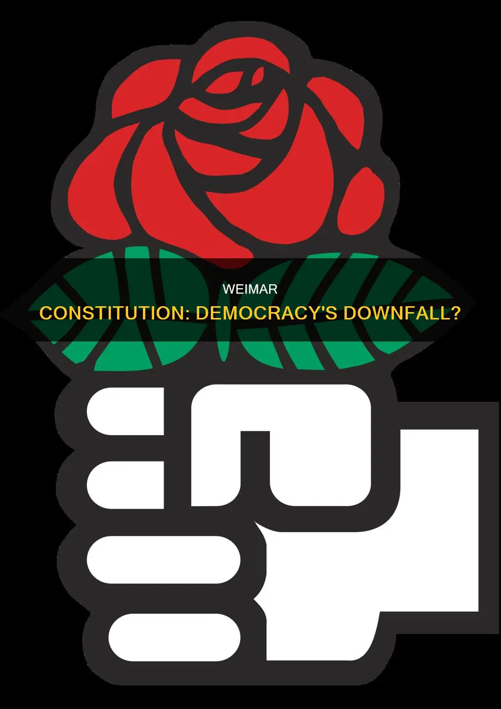 why did the weimar constitution cause problems for democracy