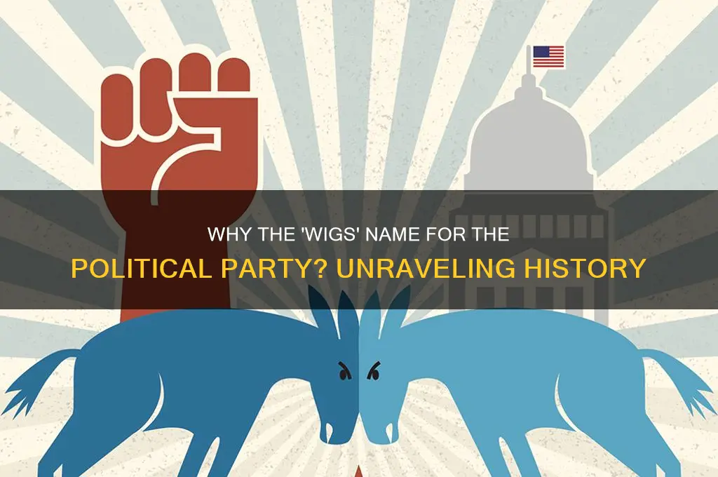 why did they call the political party the wigs