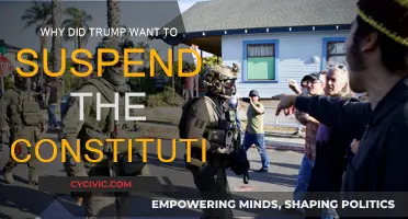 Trump's Suspending the Constitution: Understanding the Motives