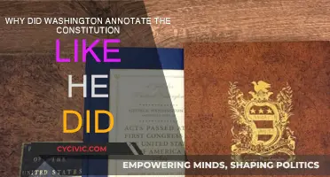 Washington's Constitution Annotations: Why His Way?