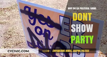 Why California Political Signs Often Omit Party Affiliations