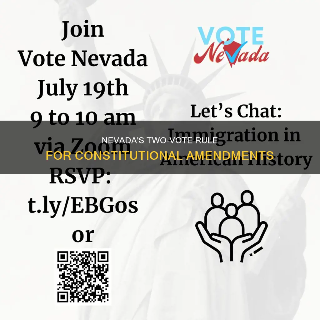 why do constitutional amendments in nevada need two votes