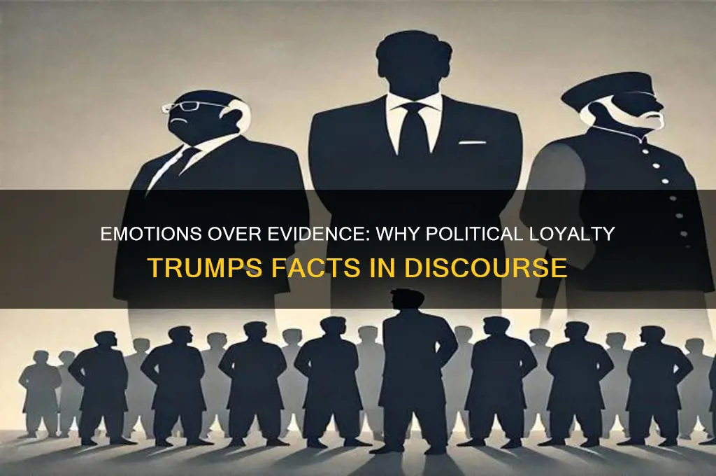 why do people listen to political parties and not facts