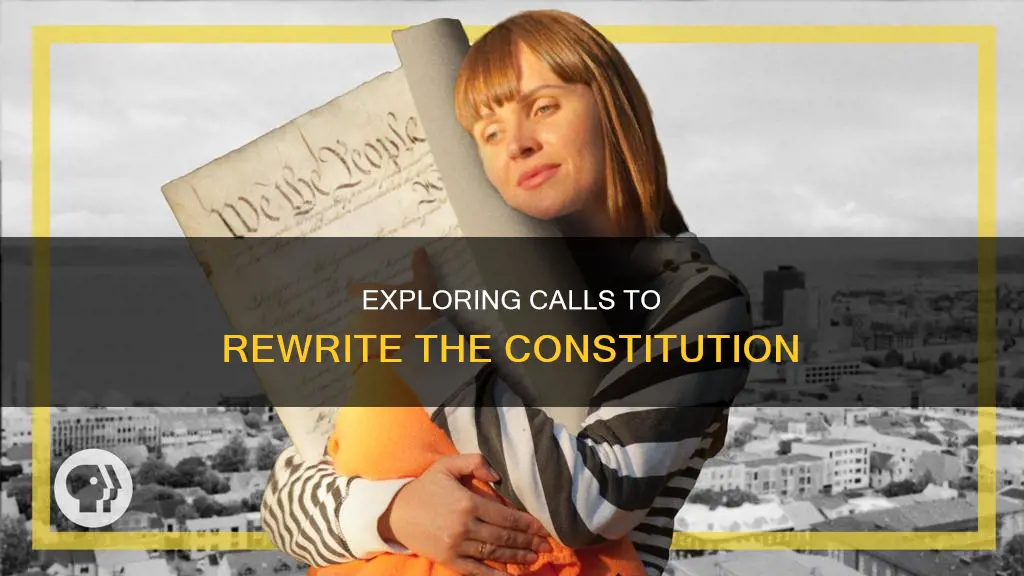 why do people think the constitution should be re written