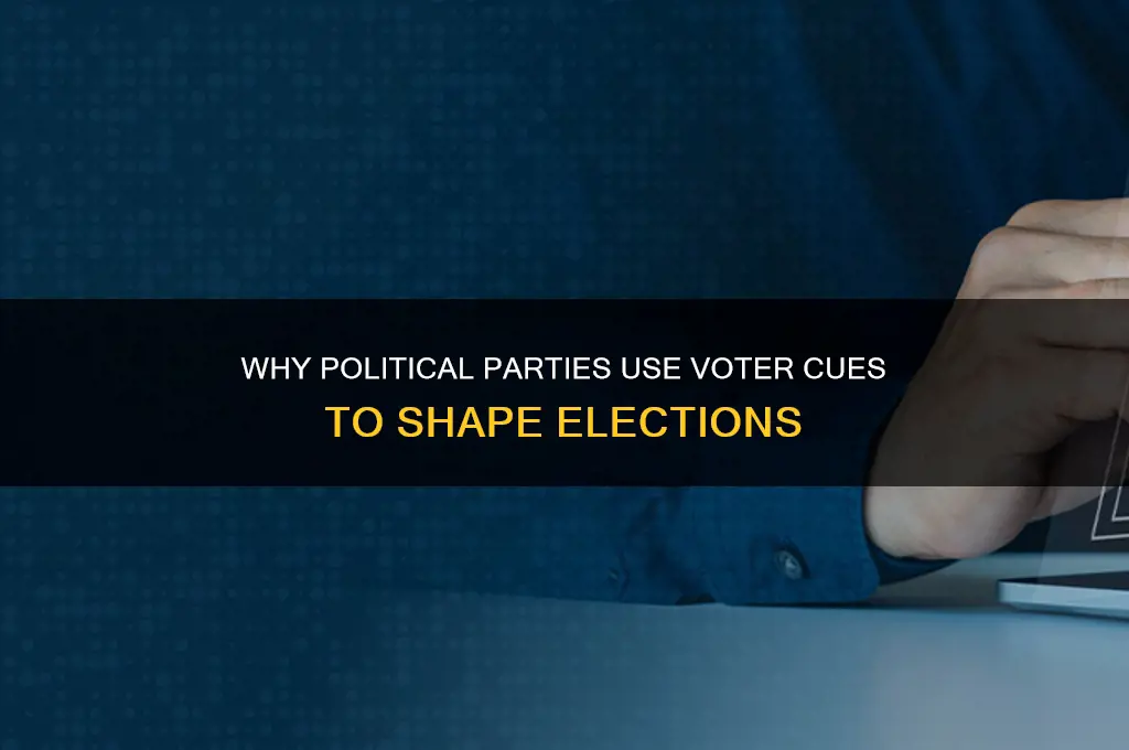 why do political parties cue voters