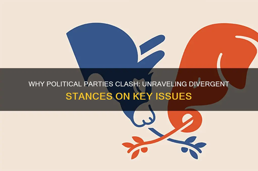why do political parties differ on issues