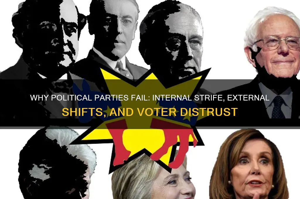 why do political parties fail