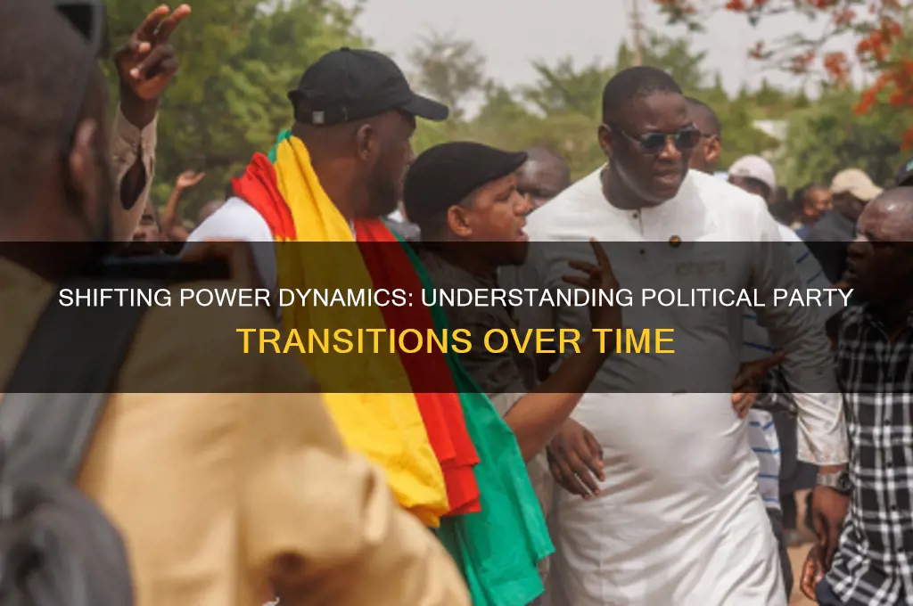 why do political parties in charge chang over time