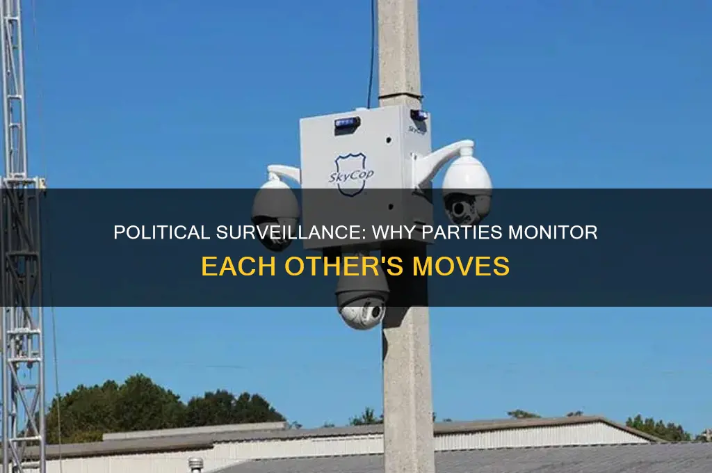 why do political parties keep watch over one another
