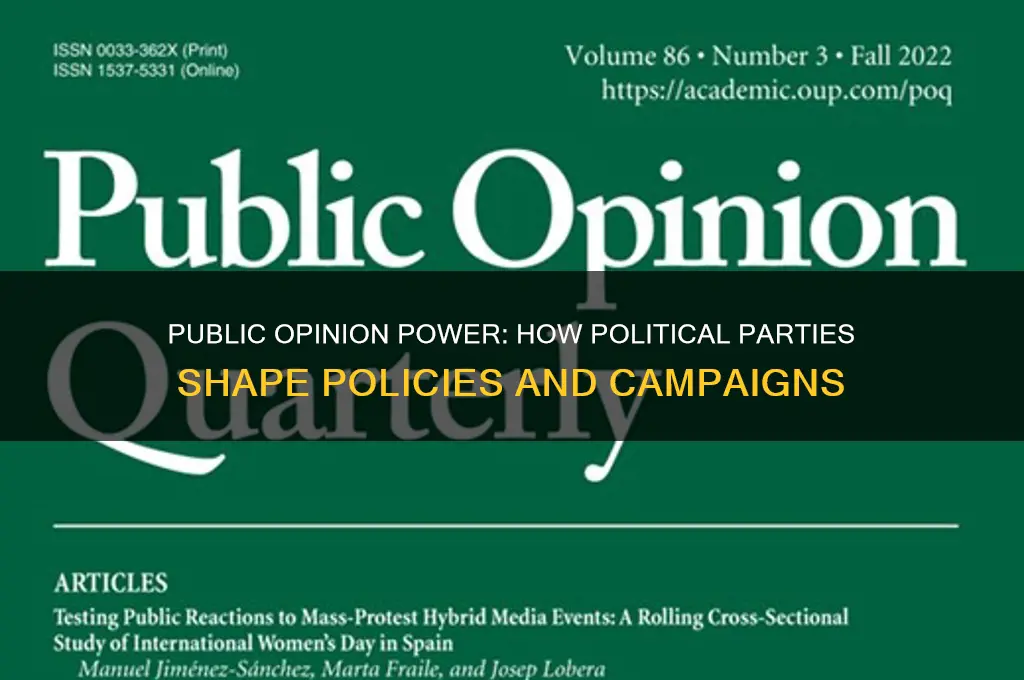 why do political parties rely on public opinion
