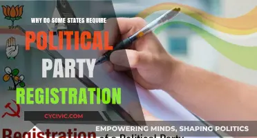 Why Political Party Registration is Mandatory in Certain States