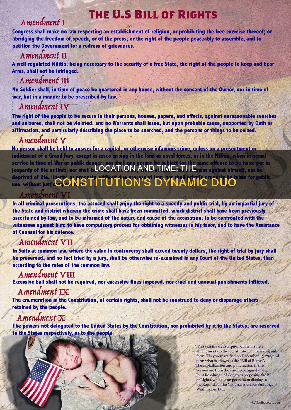 why do the place and time affect the constitution