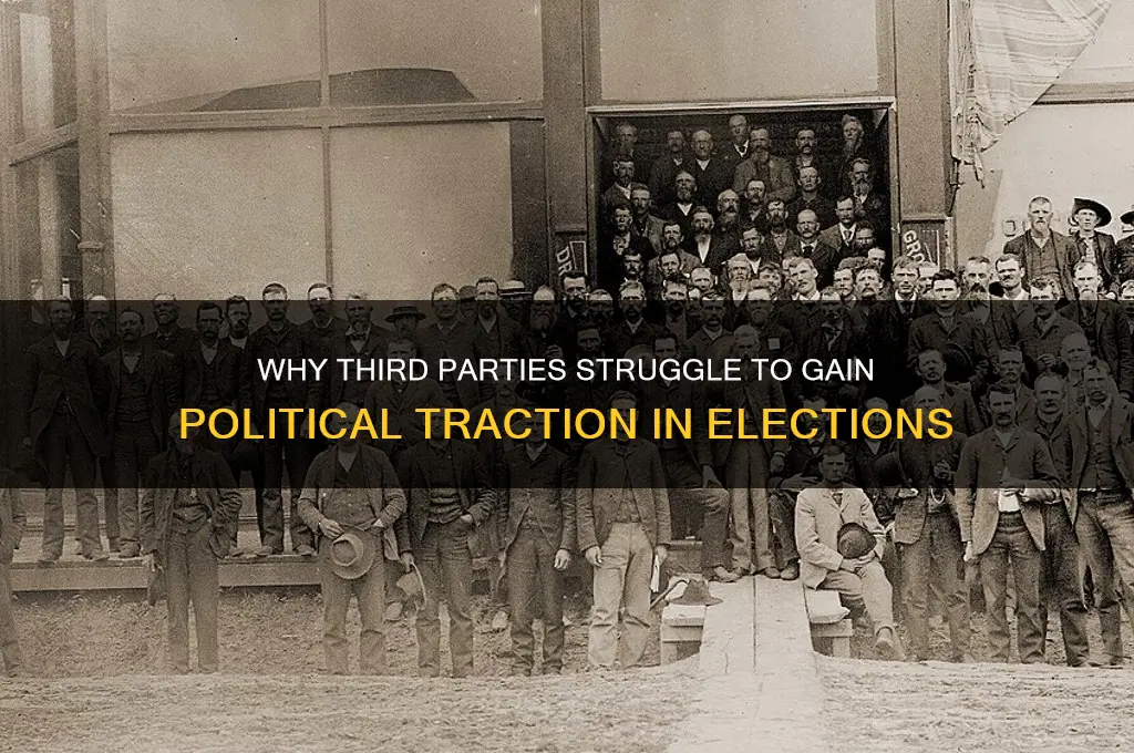 why do third parties have trouble gaining political support