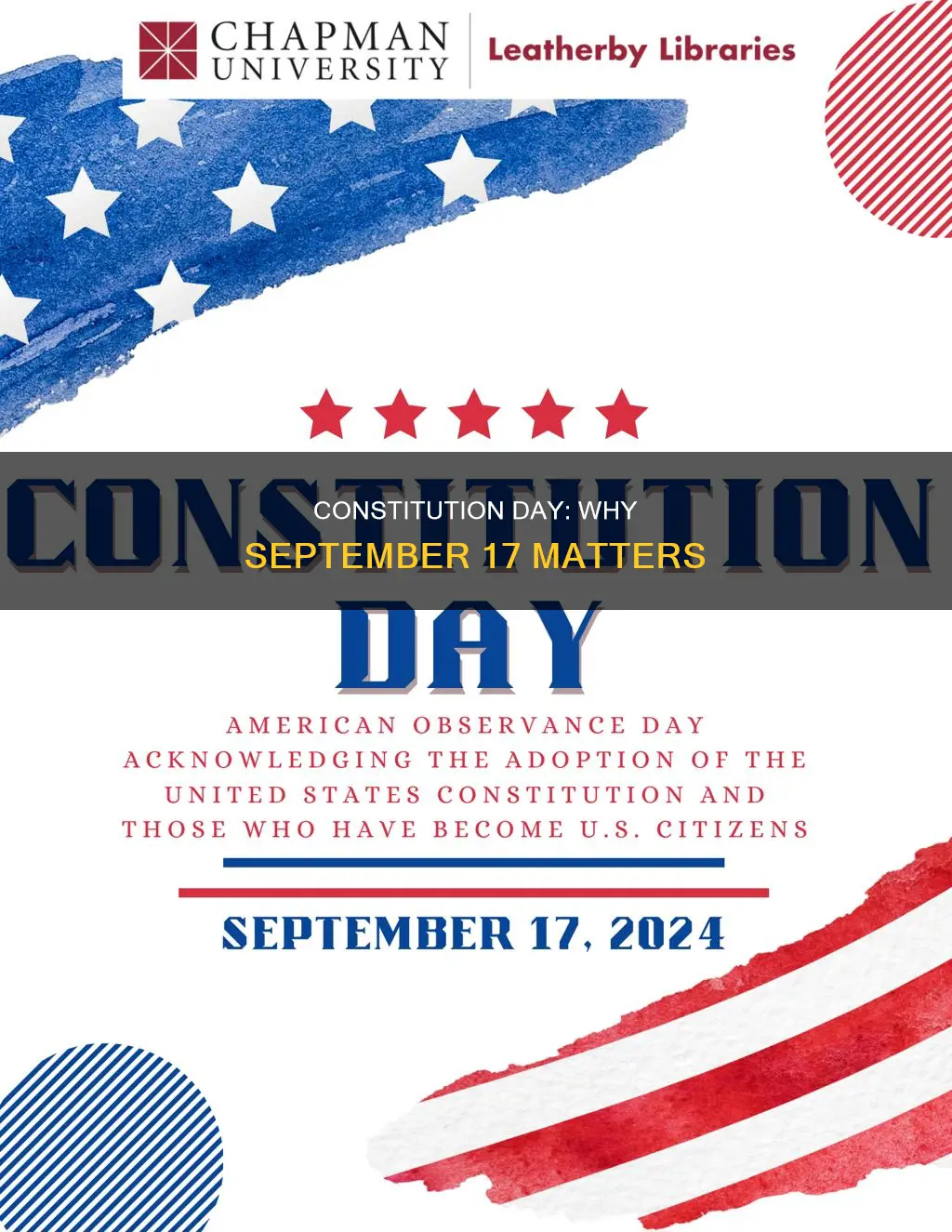 why do we celebrate constitution day on sept 17