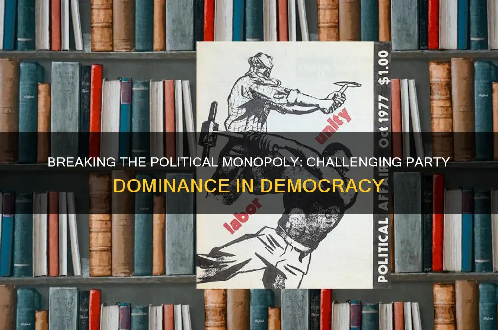 why do we let political parties act like monopolies
