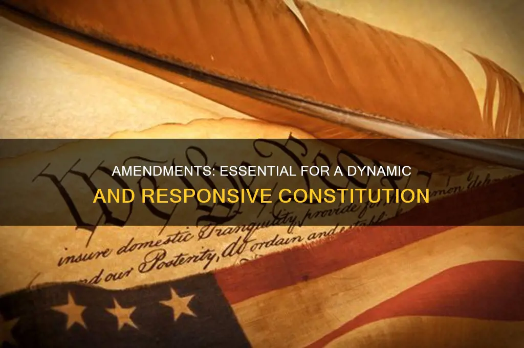 why do we need amendments