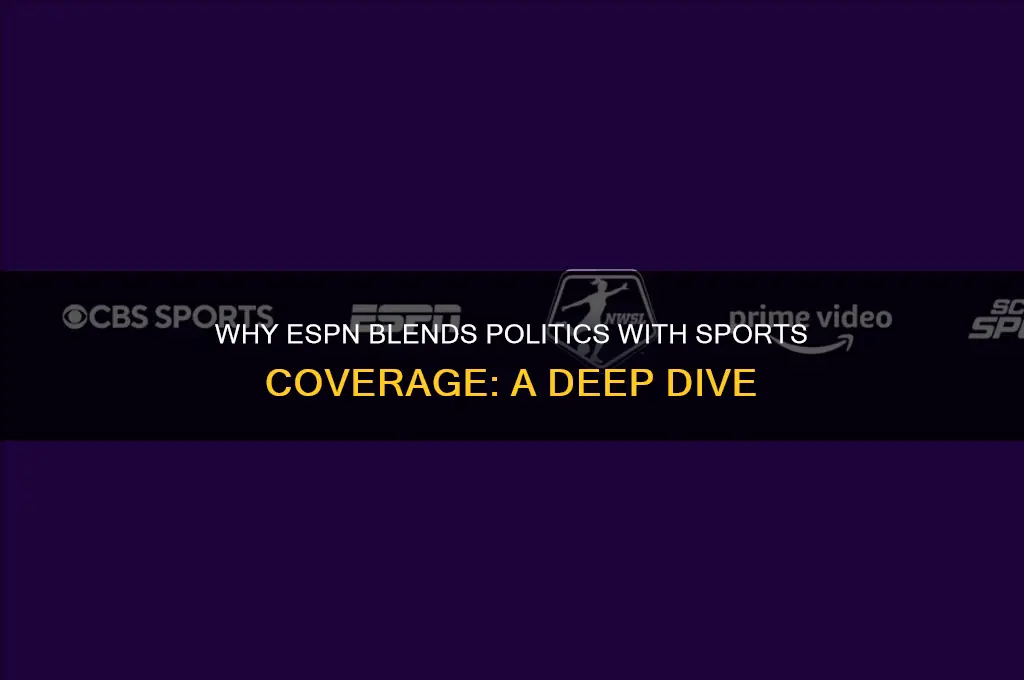why does espn cover politics