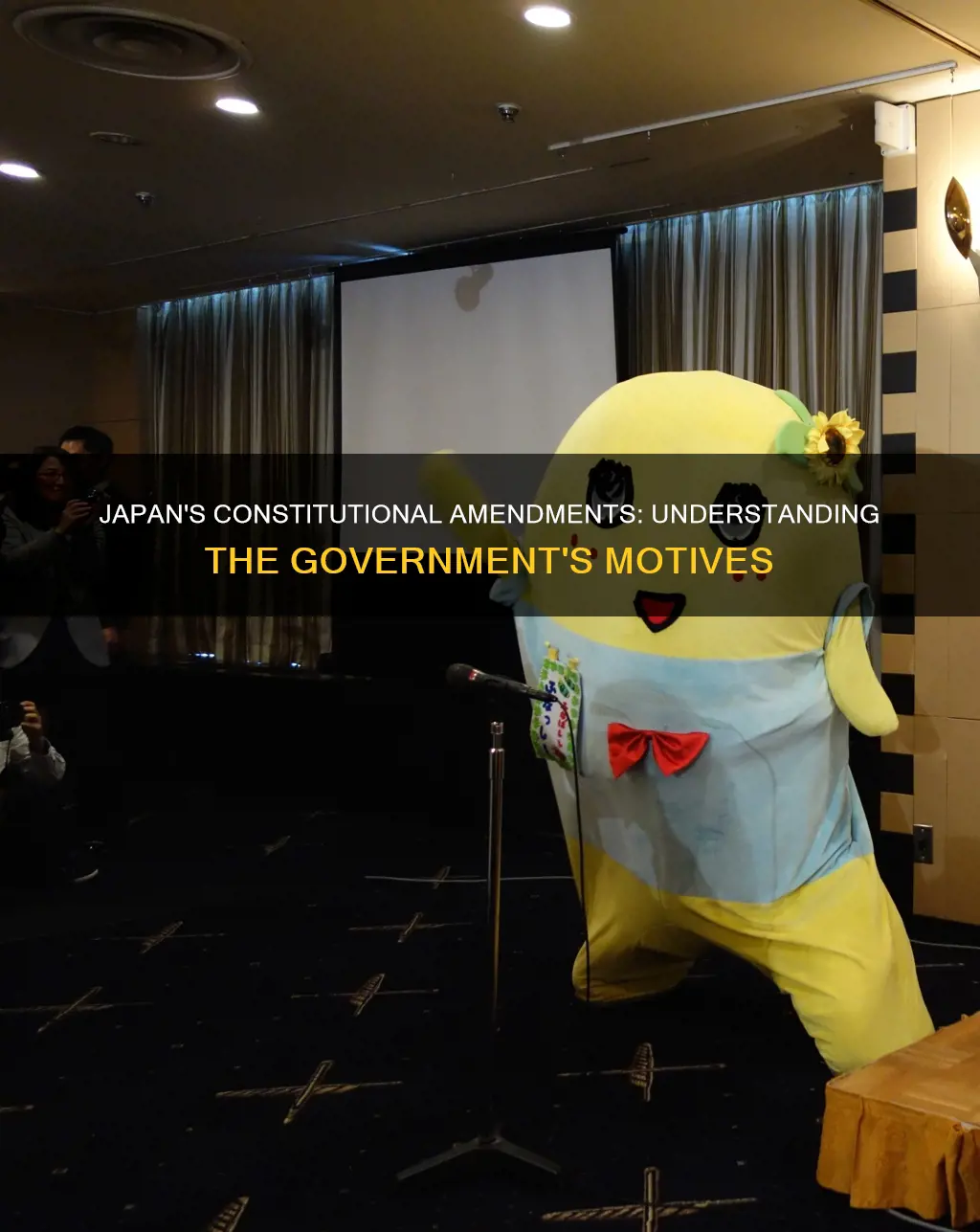 why does japan gov want to amend constitution