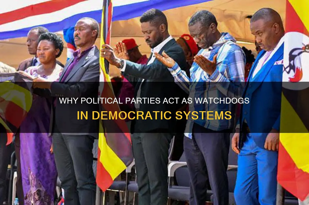 why does political parties play watchdog