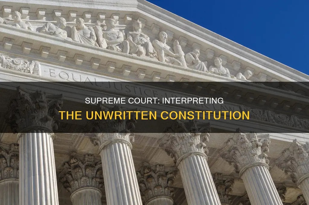 why does supreme court decide things not mentiioned in constitution