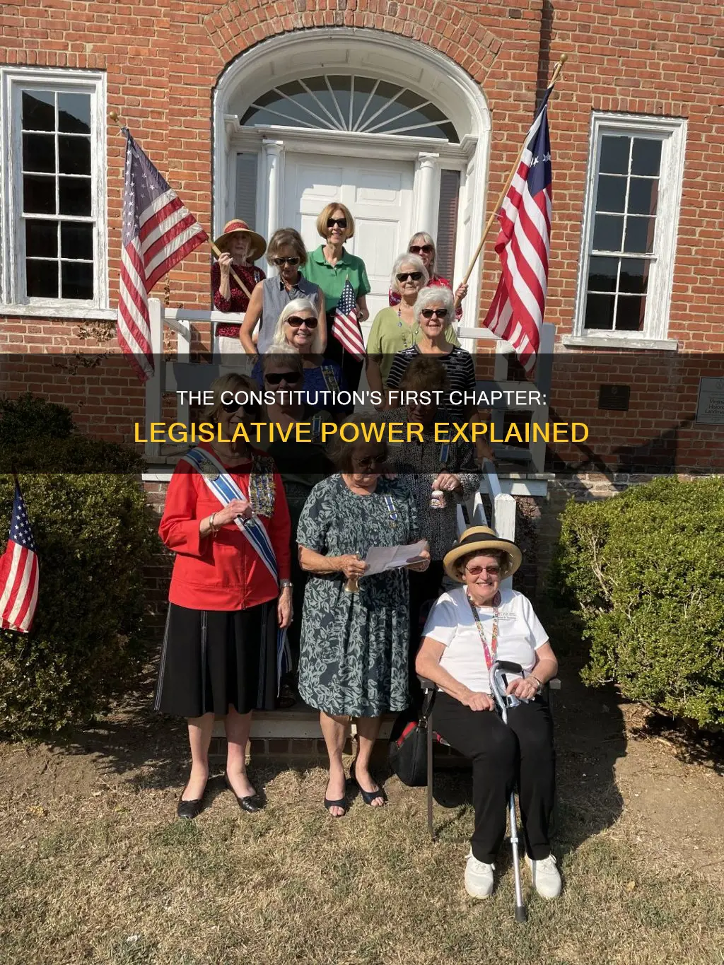 why does the first chapter of the constitution legislativ3