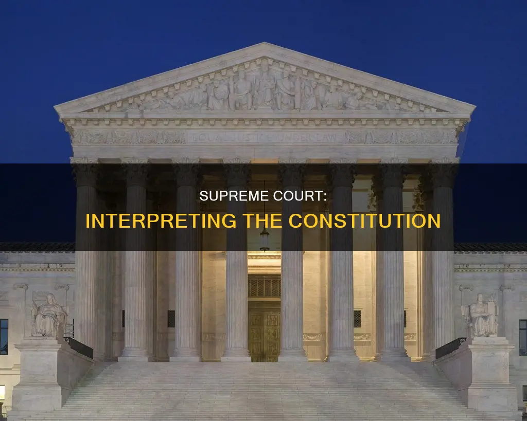 why does the supreme court decide what