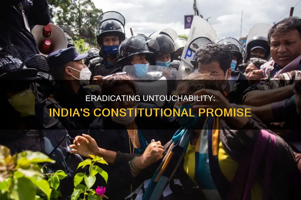 why has constitution made untouchability a punishable offence