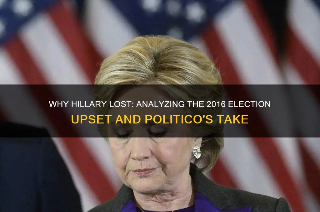 why hillary lost politico