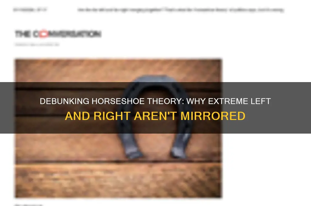 why horseshoe politics isnt real