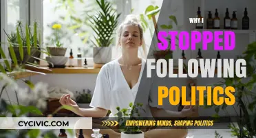 Why I Stopped Following Politics: My Journey to Peace