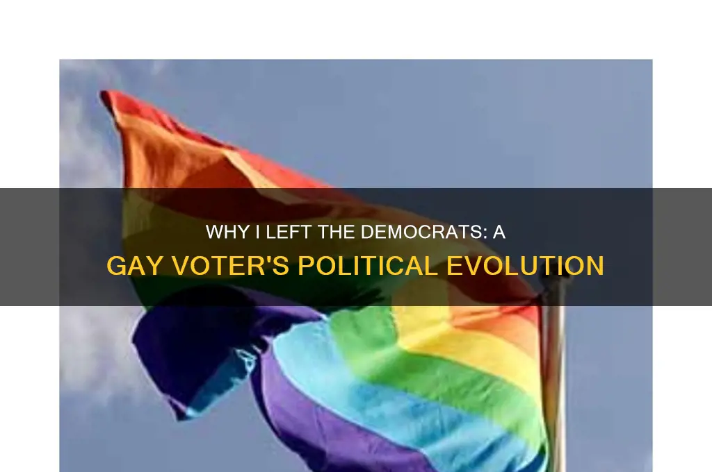 why i switched political parties gay democrat