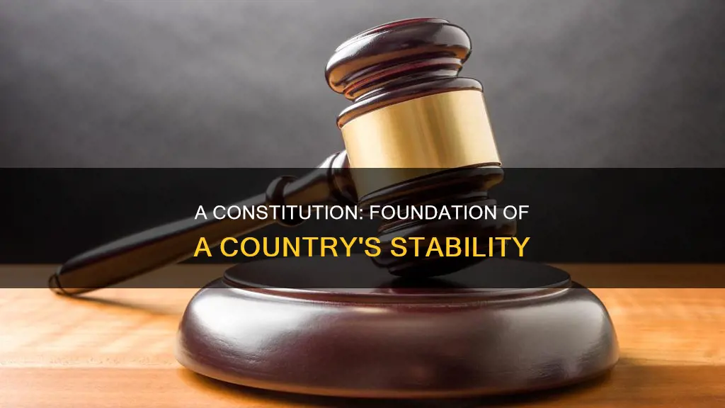 why is a constitution important for a country