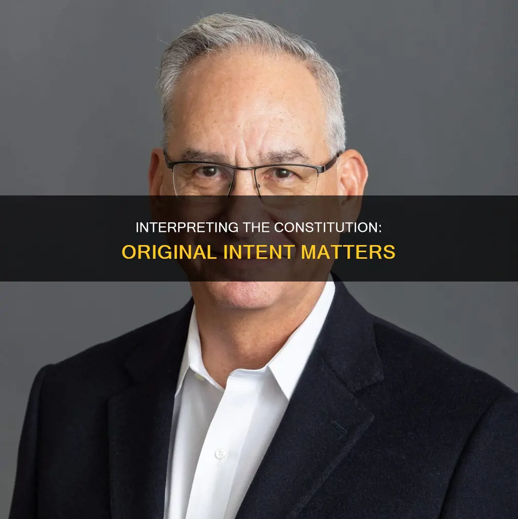 why is an original reading of the constitution is important