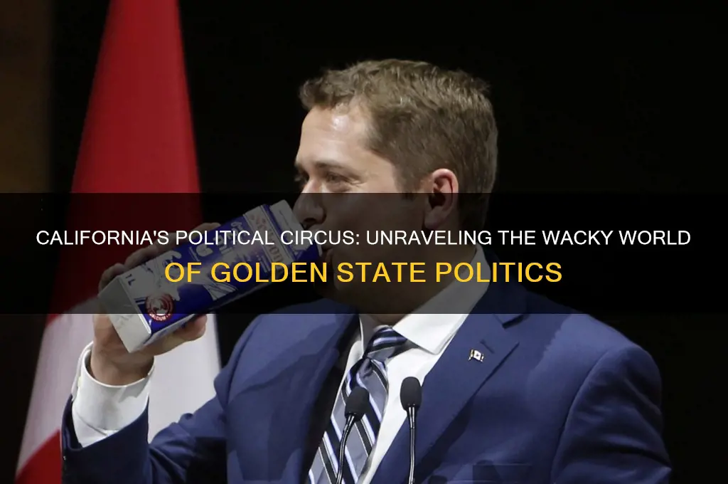 why is calif politics wacky