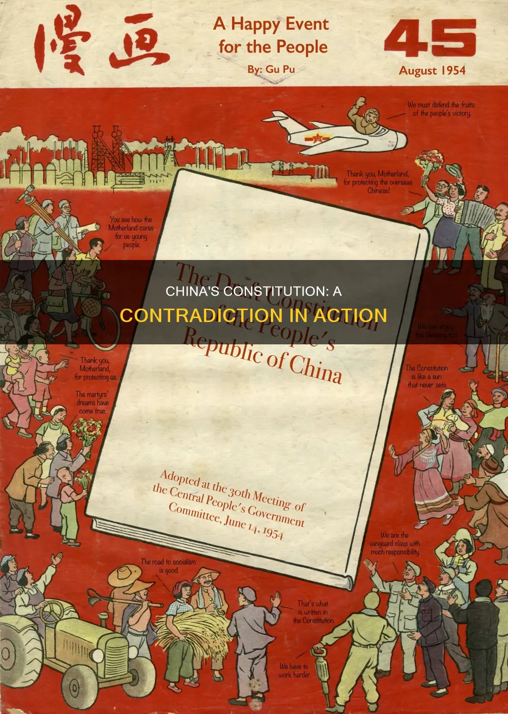 why is china which has a constitution not one