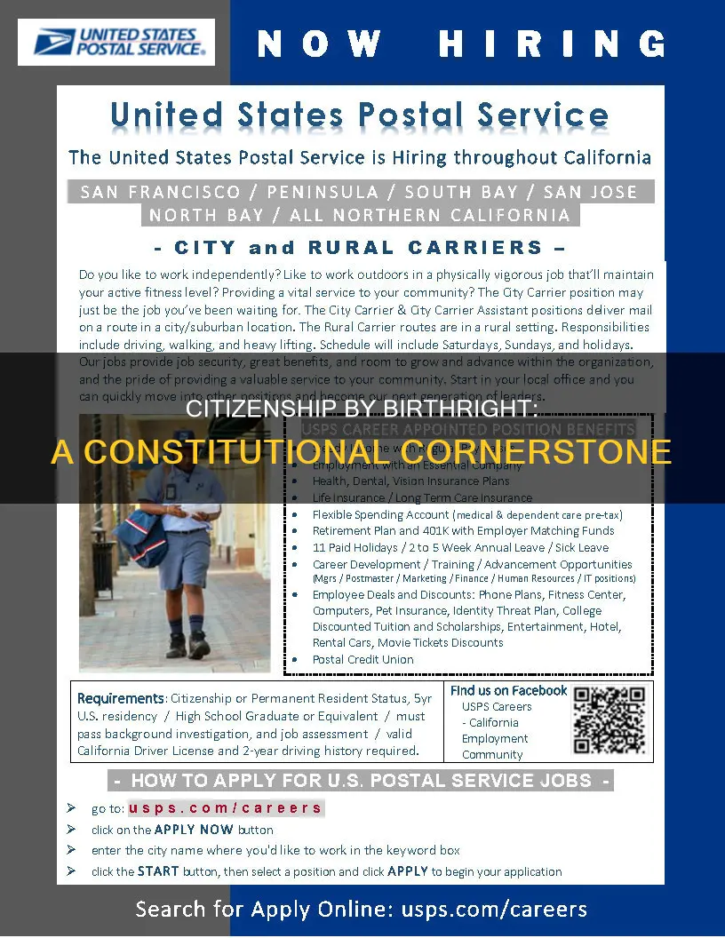 why is citizenship by place a constitutional matter