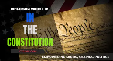 The Constitution's Order: Congress Comes First