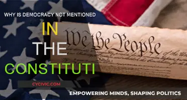 The Constitution's Omission of Democracy: Why?