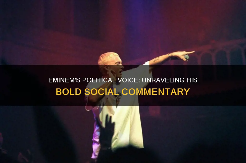 why is eminem so political